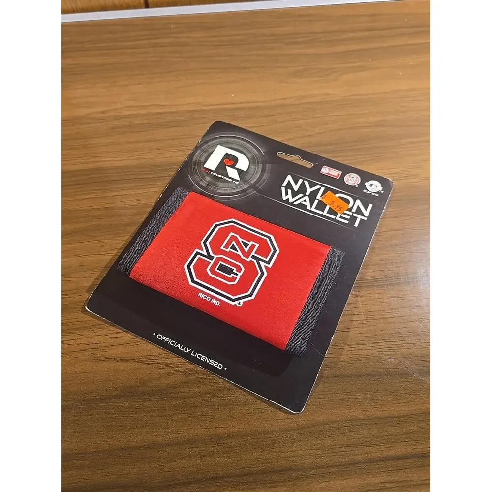 NC State Wolfpack NCAA Licensed Nylon Trifold Wallet Rico Industries
